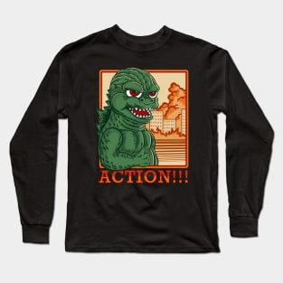 godzilla Long Sleeve T-Shirt